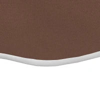 Tenda Autoportante, Inclinabile, con Manovella, Struttura in Metallo, Resistente alle Intemperie, 4x3m, Caffè