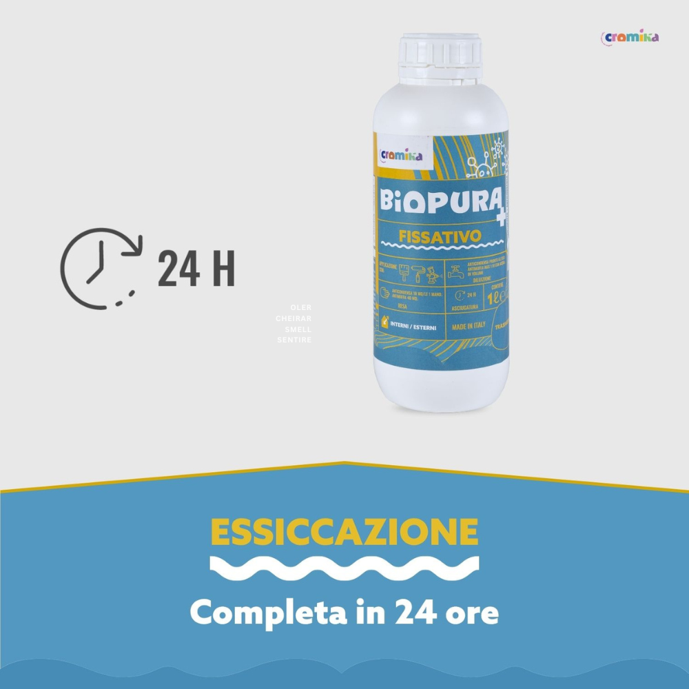 Kit fissativo antimuffa e anticondensa biopura cromika 2 pezzi alta concentrazione