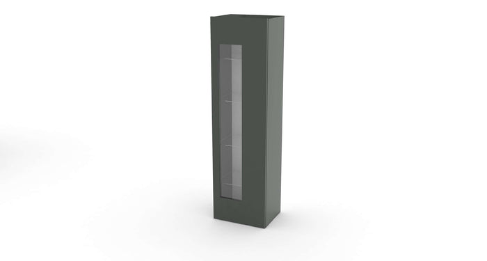 Mobile Vetrina DAIQUIRI L 45 x H 162 x P 34 cm grigio