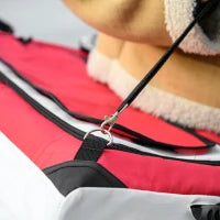 Passeggino per Cani Taglia Piccola e Mini con 2 Guinzagli e Custodia Portaoggetti, 81x58x97.5 cm