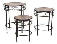 Tavolinetti Essential Tris Cm Ø 46X58-40X50-34X44