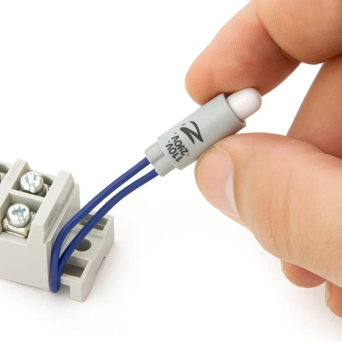 Lampada di segnalazione di ricambio led 110-230v per pulsanti e interruttori *** colore blu, confezione 1