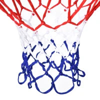 Canestro Basket da Muro in Ferro con Rete in Nylon per Esterno e Interno, Φ46cm