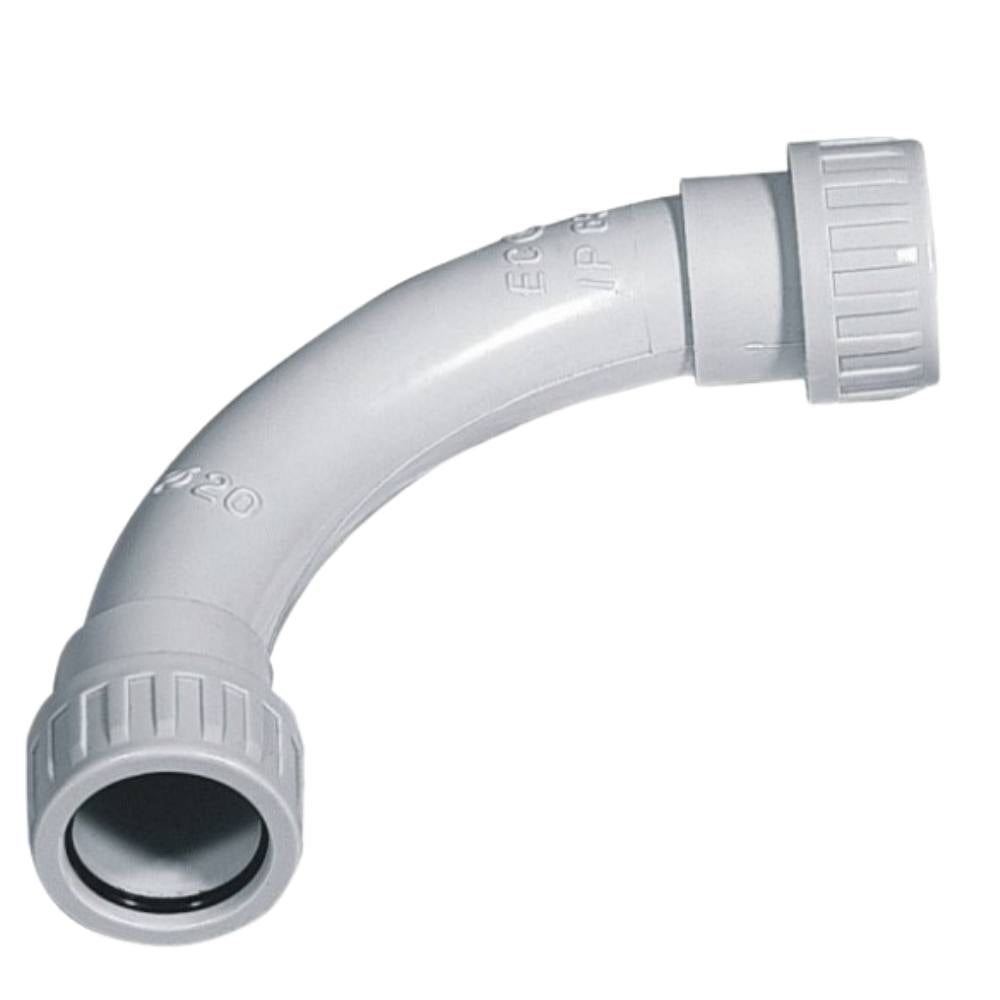 Curva 90° faeg tubo rigido ip65 per impianti elettrici vari diametri disponibili *** diametro 20 millimetri, confezi...