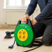 Avvolgicavo ecova 32116 5 metri con 4 prese universali