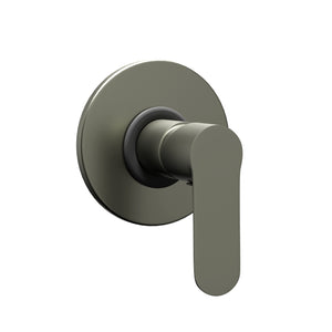 Miscelatore doccia incasso oceania ottone canna di fucile *** design maniglia liscia, confezione 1