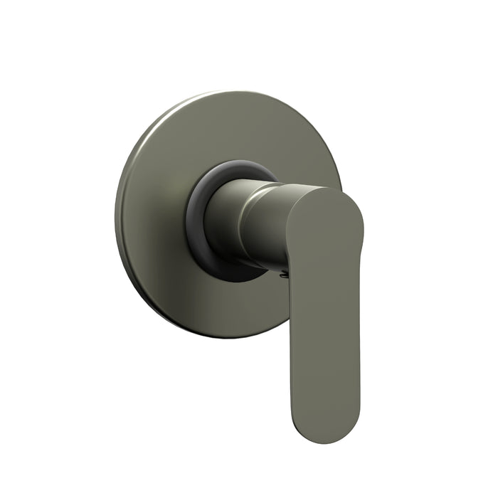 Miscelatore doccia incasso oceania ottone canna di fucile *** design maniglia liscia, confezione 1