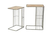 Tavolinetti Industry Coppia Cm 50.5X36X68-44X31X62