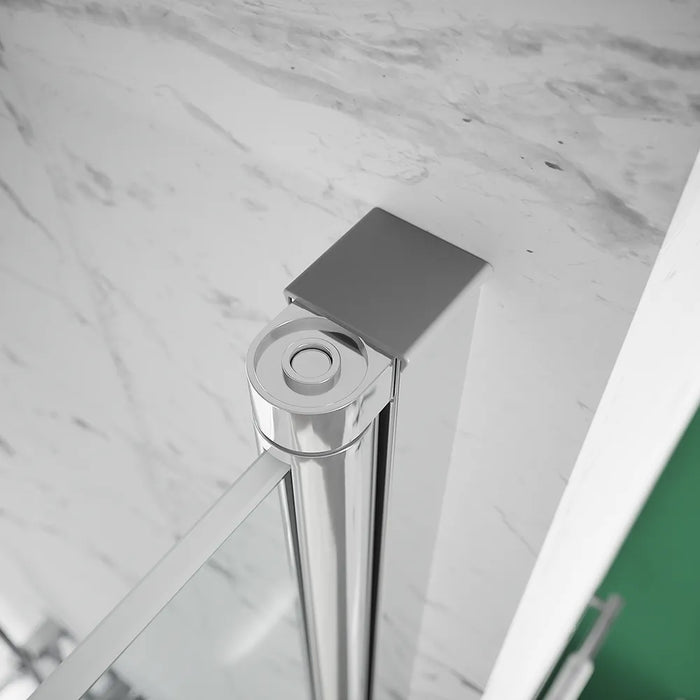 Parete sopravasca girevole 80 cm vetro trasparente | Jandia