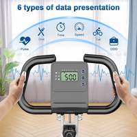 Cyclette reclinabile con schienale - RATTANTREE - con 8 livelli di resistenza regolabili - Bianco
