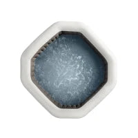 28458EX - Pure Spa™ Bubble E Jet Massage Deluxe Ottagonale 201X71 Cm 4 Posti Con Pompa, Riscaldatore, Sistema Purificazione Acqua, Clorinatore, 2 Poggia Testa