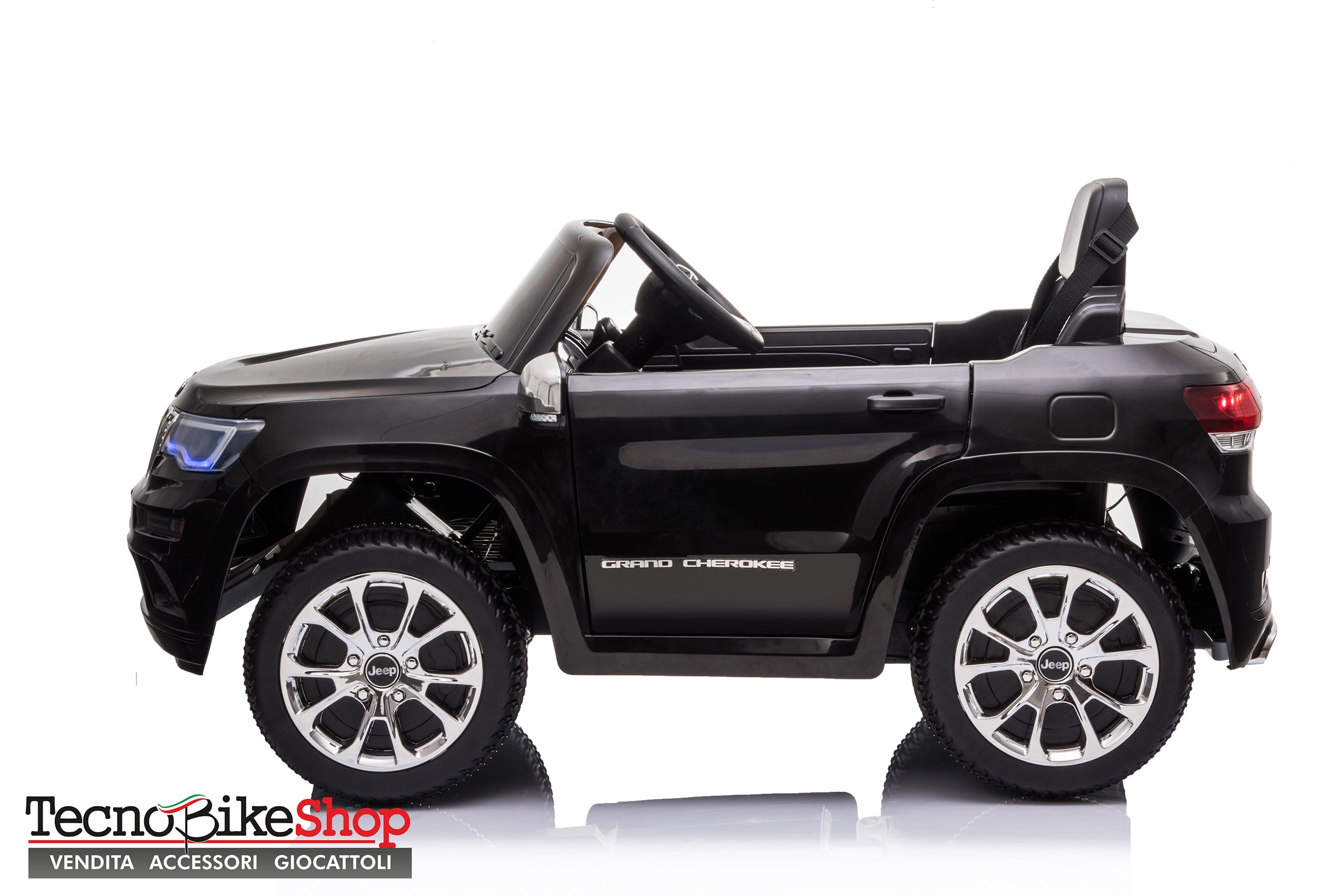 Auto Macchina Elettrica per Bambini JEEP GRAND CHEROKEE 12V-Nero