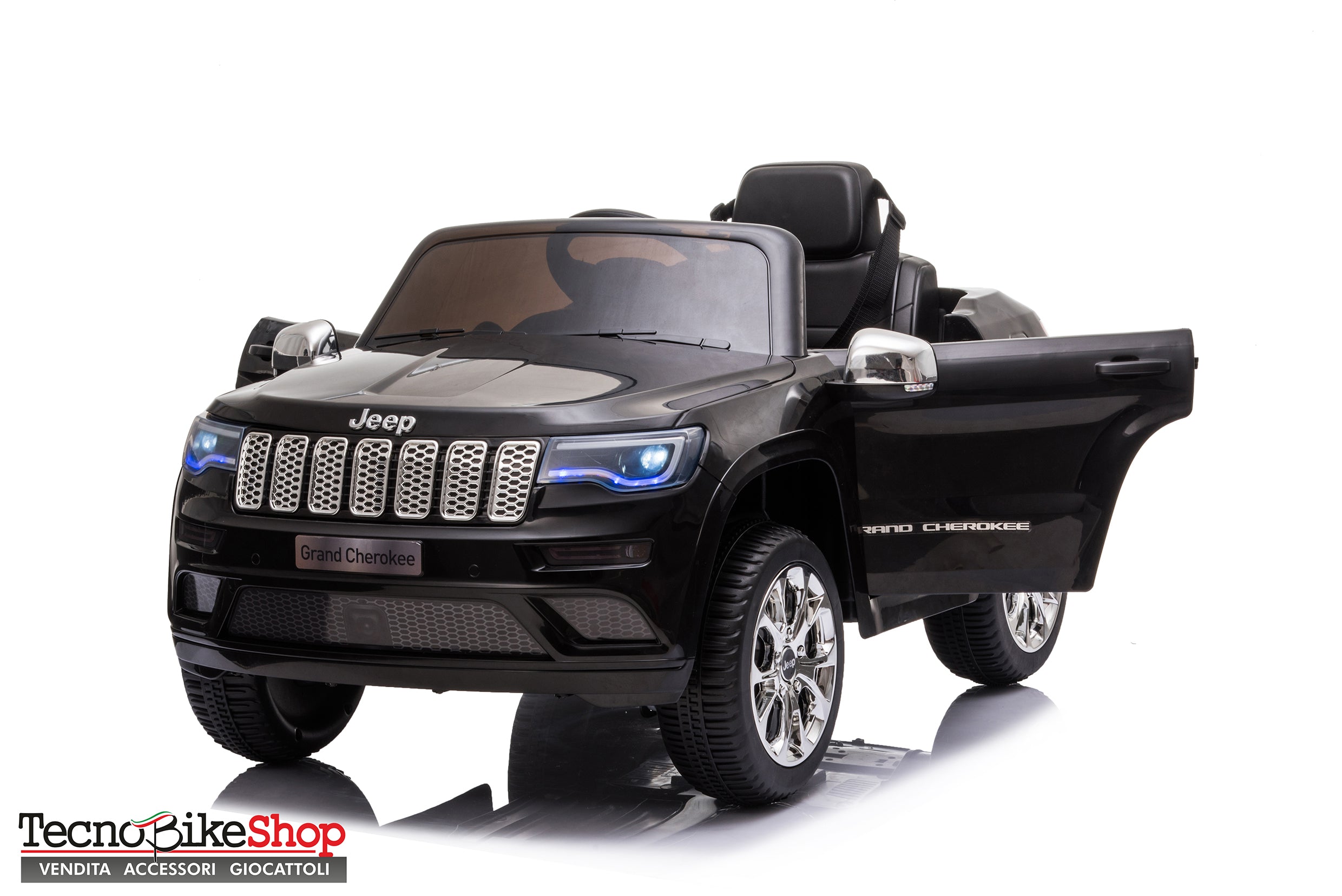 Auto Macchina Elettrica per Bambini JEEP GRAND CHEROKEE 12V-Nero