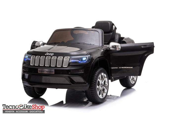 Auto Macchina Elettrica per Bambini JEEP GRAND CHEROKEE 12V-Nero