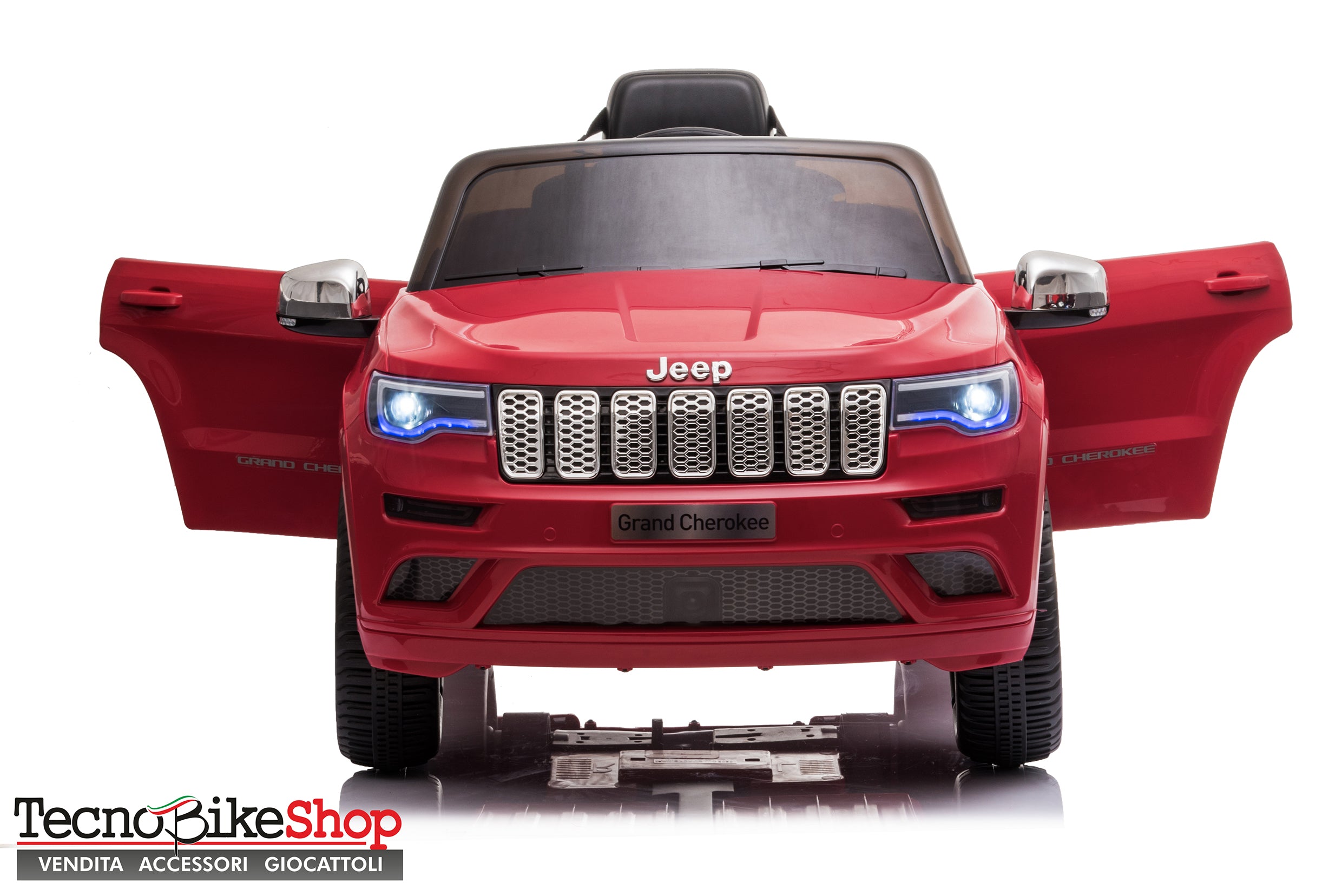 Auto Macchina Elettrica per Bambini JEEP GRAND CHEROKEE 12V-Rosso