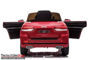 Auto Macchina Elettrica per Bambini JEEP GRAND CHEROKEE 12V-Rosso