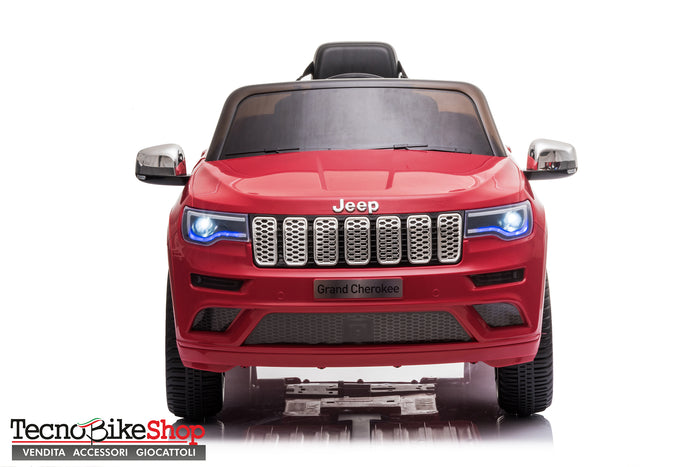 Auto Macchina Elettrica per Bambini JEEP GRAND CHEROKEE 12V-Rosso