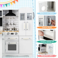 Angolo cottura per bambini con utensili da cucina telefono simulato lavatrice frigorifero 20_0008366