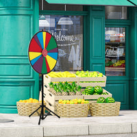 Ruota dei premi da 76 cm Ruota dei premi girevole regolabile in altezza con supporto Gioco della fortuna Riunione di famiglia 20_0008654