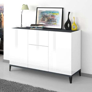 Credenza 3 ante cassetto 120x40cm soggiorno ingresso cucina Rachel