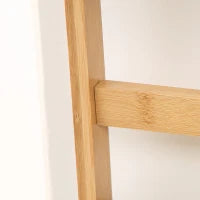 Fioriera da Esterno a 3 Livelli in Bambù con Design Rialzato e Pieghevole, 100x39x97 cm, color Legno