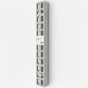 Profili in alluminio verniciato colore manhattan 110 a l per finitura parete proangle *** pezzi 10 pz, confezione 1