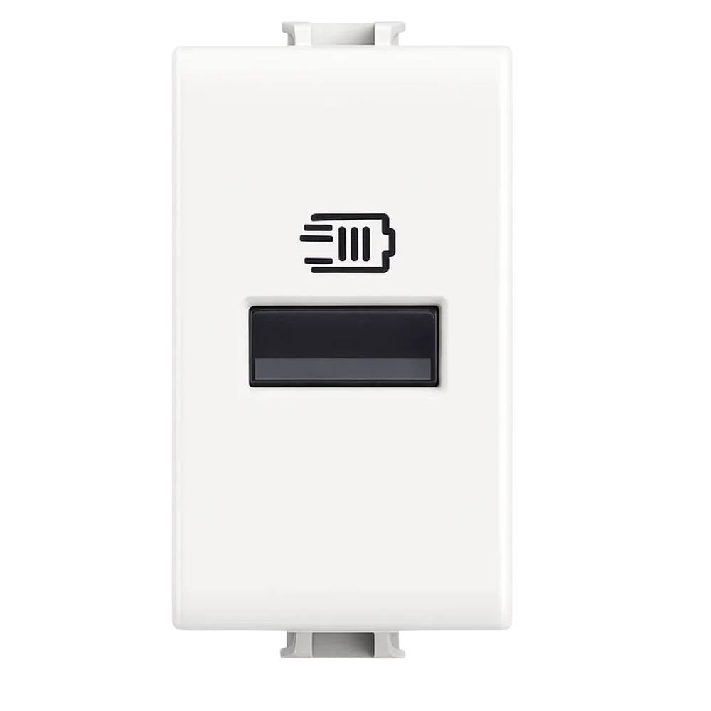 Presa usb 1 modulo bticino am4191a 15w 230v