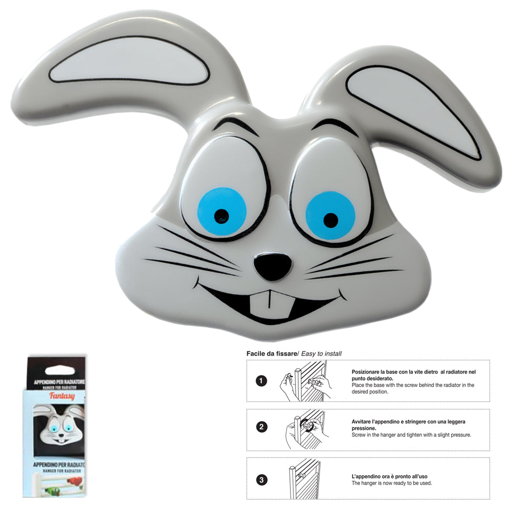 Pika' appendino per radiatori universale fantasy coniglietto bunny