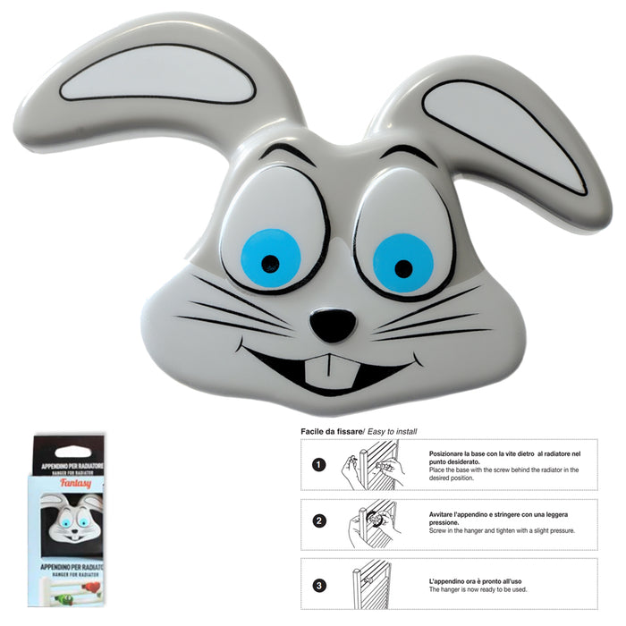 Pika' appendino per radiatori universale fantasy coniglietto bunny
