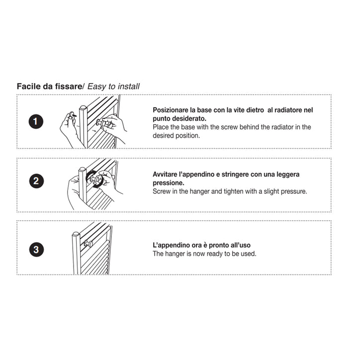 Pika' appendino per radiatori universale fantasy coniglietto bunny