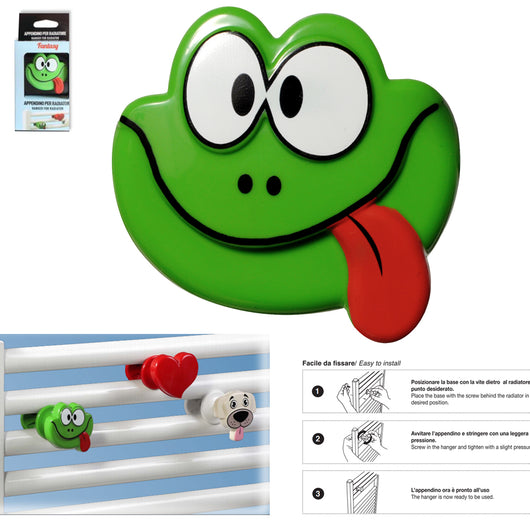 Pika' appendino per radiatori universale fantasy rana froggy