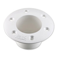 Base ad incasso rinforzata bianca per tubi da 60 mm