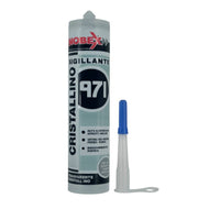 Sigillante adesivo trasparente nobex nb6671 per vetro e acquari