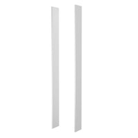 Guance di finitura per armadio della collezione MODULO, colore bianco lucido.