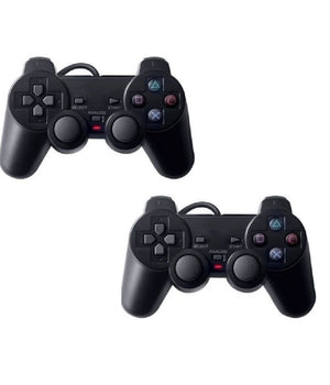 Joystick Con Filo Compatibile Ps2 Playstation 2 Joypad Controller Kit 2 Pezzi         