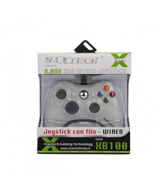 Joystick Controller Con Filo Cavo Usb Xbox 360 Wired Joypad Jo-xb002 Compatibile         
