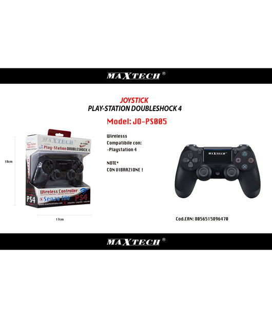 Joystick Gamepad Ps4 Wireless Compatibile Console Sony Ps4 Double Shock Joypad         