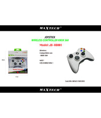 Joystick Joypad Controller Bianco Per Xbox 360 Wireless Senza Filo Compatibile         