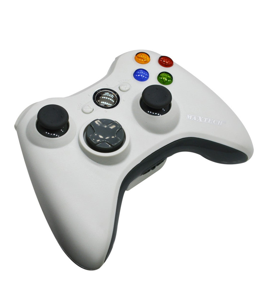 Joystick Joypad Controller Bianco Per Xbox 360 Wireless Senza Filo Compatibile         