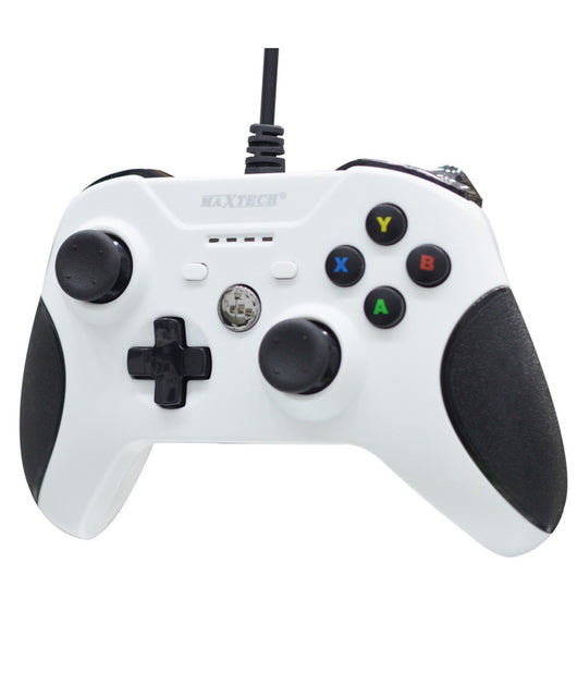 Joystick Joypad Controller Bianco Per Xbox One Con Cavo Filo Usb Compatibile         