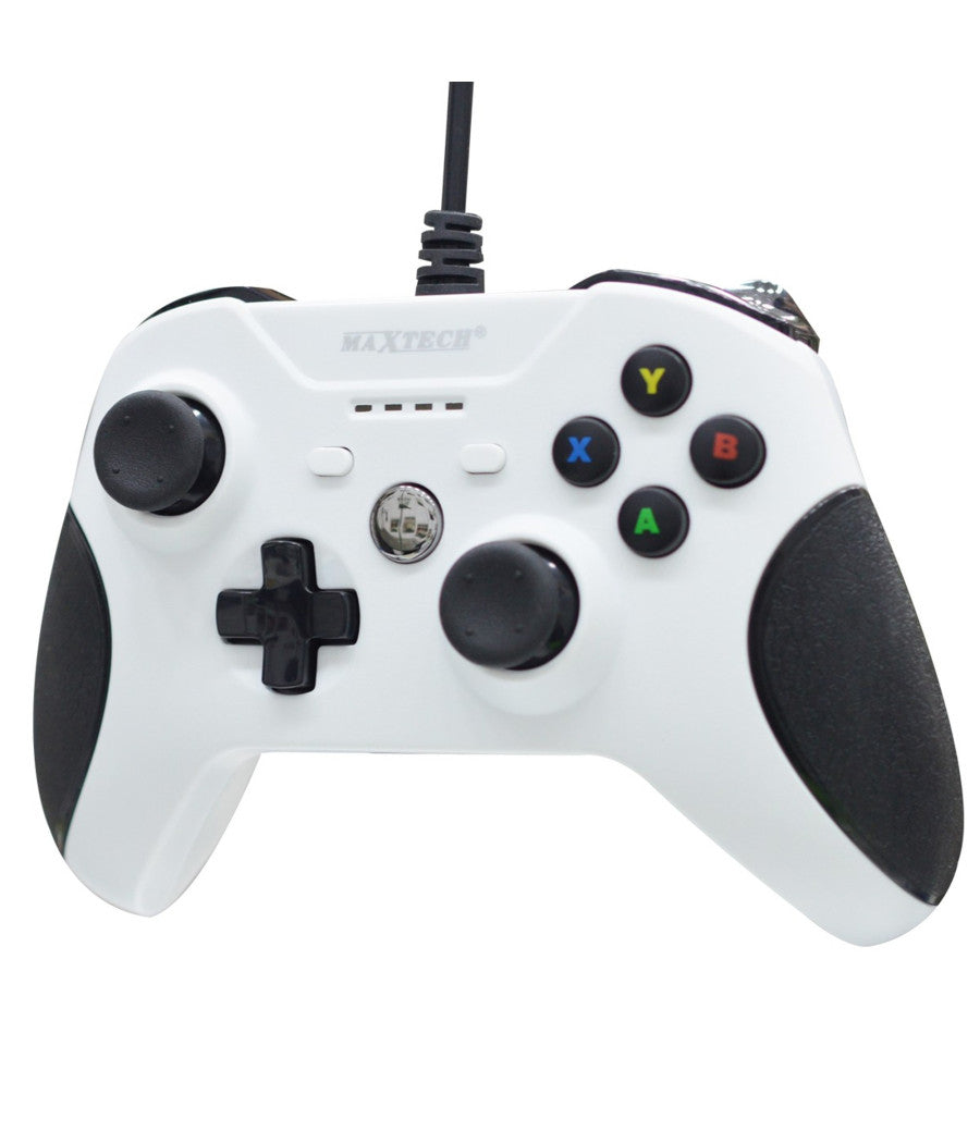 Joystick Joypad Controller Bianco Per Xbox One Con Cavo Filo Usb Compatibile         