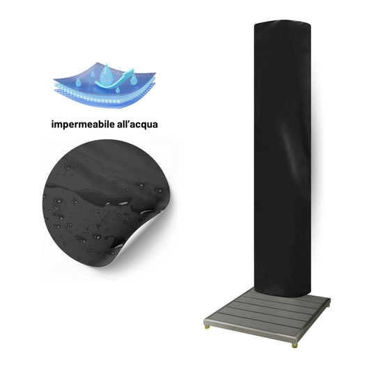 Custodia protettiva doccia esterna impermeabile antivento rivestimento anti uv *** modello cedro, confezione 1