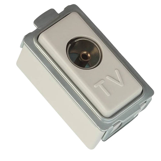 Presa tv passante marlanvil 7058 serie venus per impianti domotici
