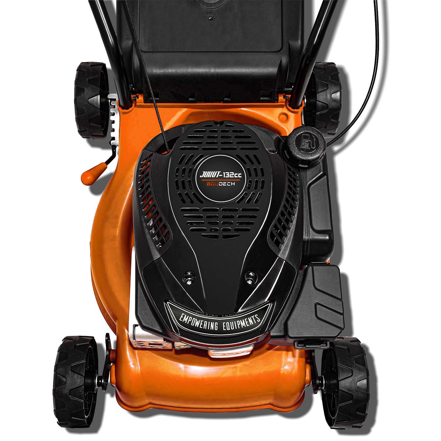 Tagliaerba a spinta motore a scoppio 132cc 1,9HP OHV 4 Tempi ampiezza di taglio di 400mm