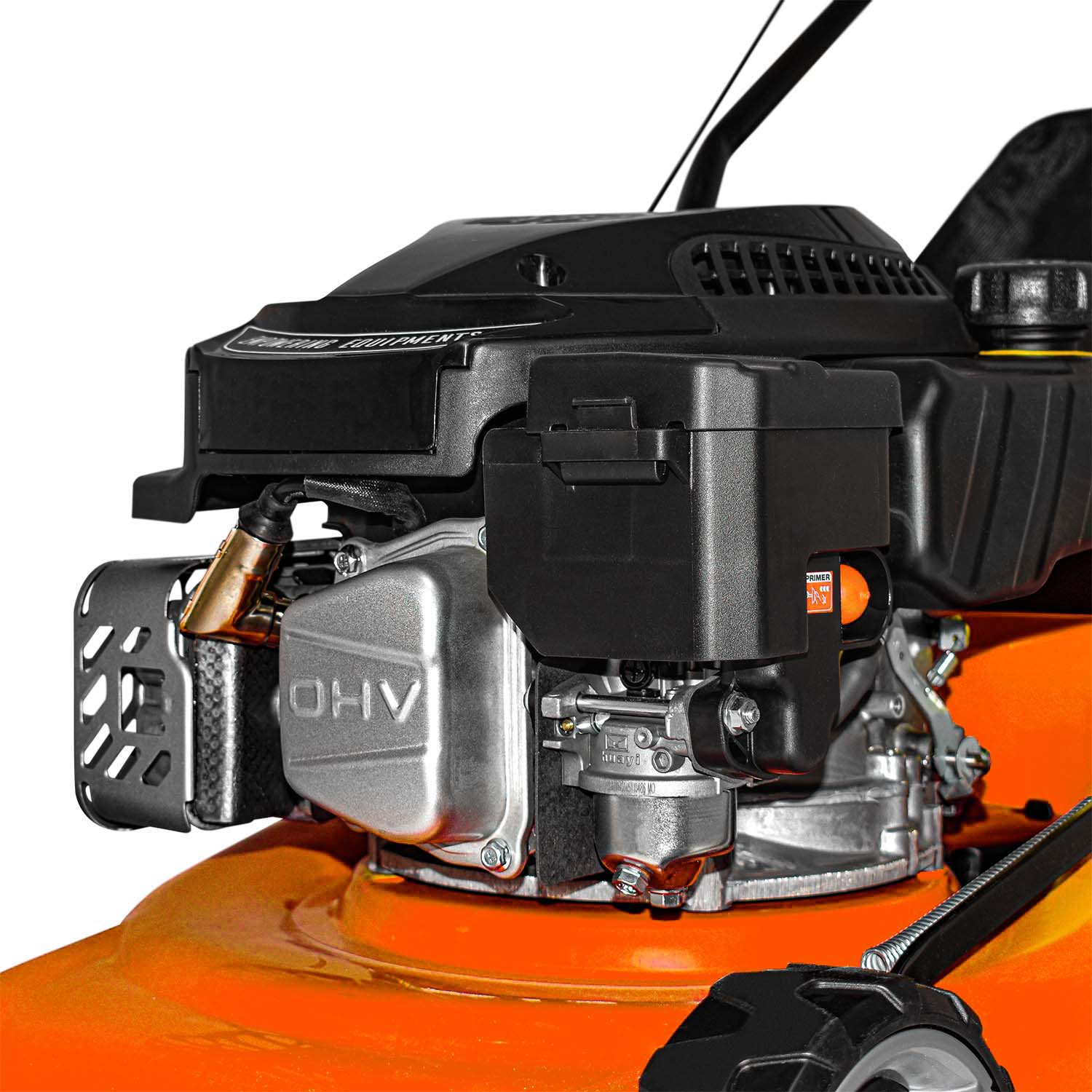 Tagliaerba a spinta motore a scoppio 132cc 1,9HP OHV 4 Tempi ampiezza di taglio di 400mm