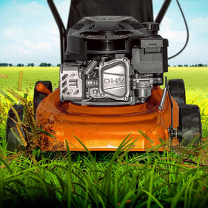 Tagliaerba a spinta motore a scoppio 132cc 1,9HP OHV 4 Tempi ampiezza di taglio di 400mm