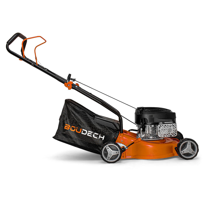 Tagliaerba a spinta motore a scoppio 132cc 1,9HP OHV 4 Tempi ampiezza di taglio di 400mm