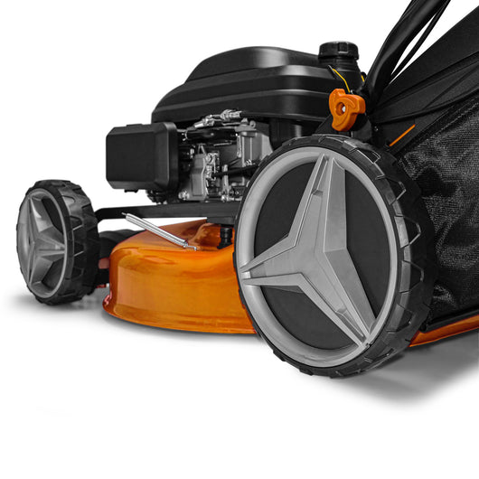 Tagliaerba semovente 225cc 5,2cv OHV 4 Tempi con e-start mulching 4in1 520mm ampiezza di taglio