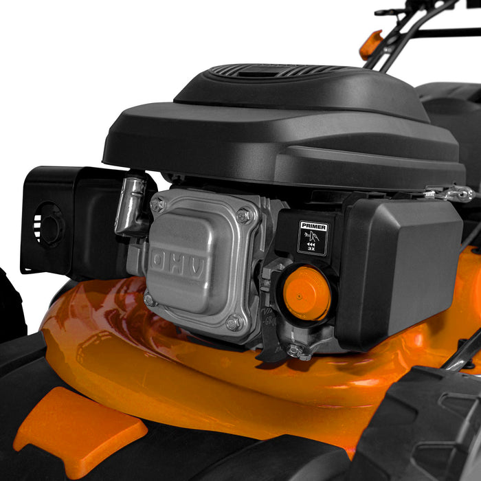 Tagliaerba semovente 225cc 5,2cv OHV 4 Tempi con e-start mulching 4in1 520mm ampiezza di taglio