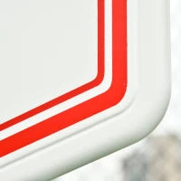 Canestro da Basket da Esterno con Supporto e Altezza Regolabile in Acciaio, 73x49x194-249 cm